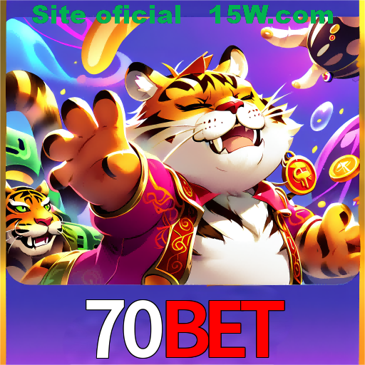 Imagem promocional da 70Bet mostrando a plataforma e suas vantagens